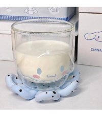 Netavantaj Cinnamoroll Çift Cidarlı Cam Kupa