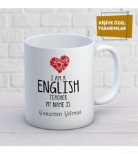 Mekstore İsim Yazılı İngilizce Öğretmeni Kupa