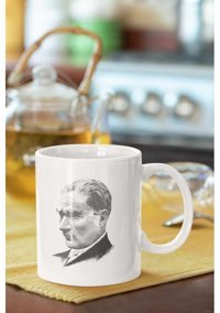 Baskıtech Atatürk Baskılı Porselen Kupa Bardak