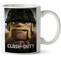 Art Hediye Clash Of Duty İki Tarafı Baskılı Kupa Bardak