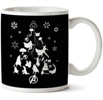 Art Hediye Christmas Tree Thor İki Tarafı Baskılı Kupa Bardak