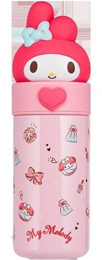 Luckystar Öğrenci Sevimli Paslanmaz Çelik Kupa - Pembe