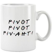 Qoeuyl Boutique Friends Ross Pivot Funny Baskılı Kupa Bardak