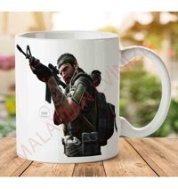 Art Hediye Call-Of-Duty-Png İki Tarafı Baskılı Kupa Bardak