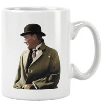 Qoeuyl Boutique Atatürk Baskılı Özel Kupa Bardak No:4
