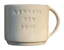 Petarya El Yapımı Seramik Burç Kupası - Merhaba Ben Kova