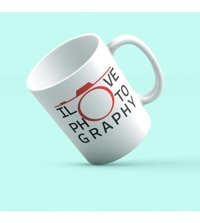 Mor Mürekkep Fotoğrafçı Kırmızı Tasarım Kupa