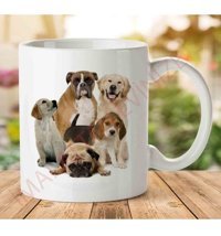 Art Hediye Dog-Png-2 İki Tarafı Baskılı Kupa Bardak