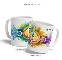 Kreatif Kupa Kişiye Özel Kupa, Çakra Temalı