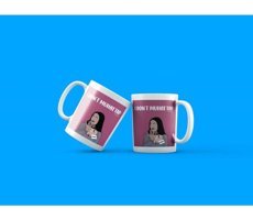 Akka Gift I Dont Muhattap Yazılı Baskılı Porselen Kupa