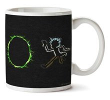 Art Hediye Rick Portal İki Tarafı Baskılı Kupa Bardak