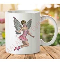 Art Hediye A2387 Fairy İki Tarafı Baskılı Kupa Bardak