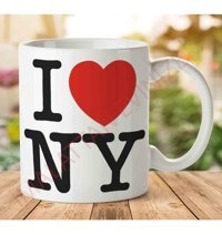 Art Hediye 1-1071 I Love Ny İki Tarafı Baskılı Kupa Bardak
