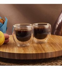 Perotti Double Wall 2 Li Kupa Set 80 ml