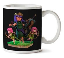 Art Hediye Queen Archer İki Tarafı Baskılı Kupa Bardak