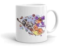 Mini Maker Kids Cadılar Bayramı Kedi Kupa Bardak