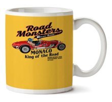 Art Hediye Road Monsters İki Tarafı Baskılı Kupa Bardak