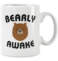 Qoeuyl Boutique Bearly Awake Baskılı Kupa Bardak