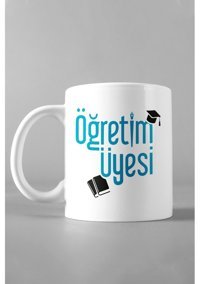 Hediyexpres Mavi Öğretim Üyesi Yazılı Kupa Bardak