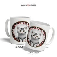 Kreatif Kupa Sevimli Kedi Kupası - Her Gününüze Tat Katacak