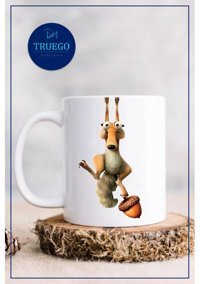 Truego Baskılı Kupa Bardak Seramik Mug - Scratte