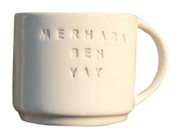 Petarya El Yapımı Seramik Burç Kupası - Merhaba Ben Yay