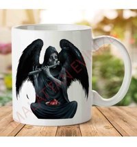 Art Hediye Demon-Png-Pic İki Tarafı Baskılı Kupa Bardak