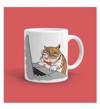 Mini Maker Kids Çalışan Kedi Kupa Bardak