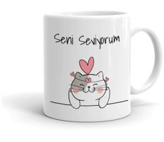 Mini Maker Kids Seni Seviyorum Kedi Kupa Bardak