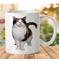 Art Hediye Cat-Png-7 İki Tarafı Baskılı Kupa Bardak