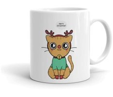 Mini Maker Kids Yeni Yıl Kedi Kupa Bardak
