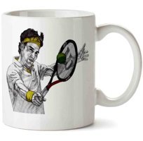 Art Hediye Tenis Roger Federer İki Tarafı Baskılı Kupa Bardak