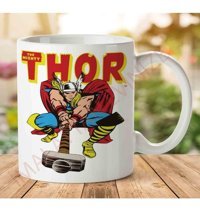 Art Hediye The Mighty Thor İki Tarafı Baskılı Kupa Bardak