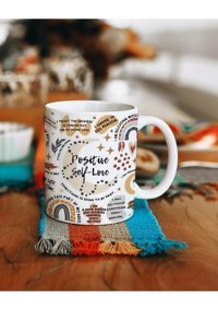 Baskıtech Positive Self-Love Baskılı Kupa Bardak