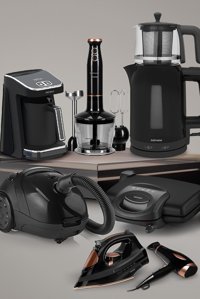 Goldmaster Fullblack 33 Parça Elektronik Çeyiz Seti Siyah