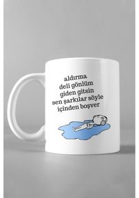 Hediyexpres Aldırma Deli Gönlüm Tasarımlı Kupa Bardak