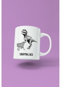 Baskıtech Shopping-Rex Baskılı Porselen Kupa