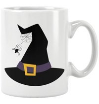 Qoeuyl Boutique Witch Hat Baskılı Kupa Bardak