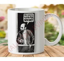Art Hediye Kp57 İki Tarafı Baskılı Kupa Bardak