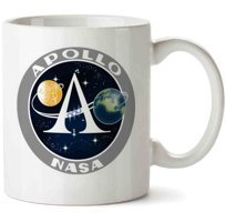 Art Hediye Apollo Nasa İki Tarafı Baskılı Kupa Bardak