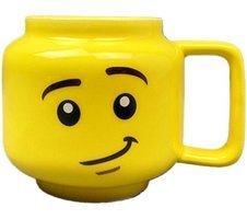 Jzcat Minifigure Sevimli Gülümseyen Seramik Kupa-Sarı