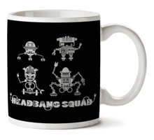 Art Hediye Headbang Squad İki Tarafı Baskılı Kupa Bardak