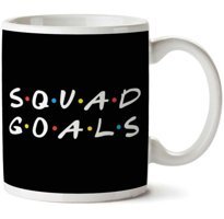 Art Hediye Friends Squad Goals İki Tarafı Baskılı Kupa Bardak
