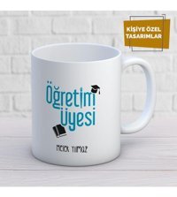 Mekstore Beyaz İsim Yazılı Öğretim Üyesi Kupa