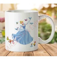 Art Hediye 1-2330 Cinderella İki Tarafı Baskılı Kupa Bardak