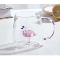 Xnews Justcheapstore 3D Flamingo Figürlü Kupa Bardak
