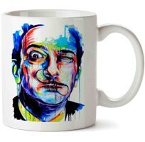Art Hediye Salvador Dali İki Tarafı Baskılı Kupa Bardak