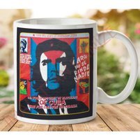 Art Hediye 1-540 Che Küba İki Tarafı Baskılı Kupa Bardak