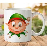 Art Hediye Elf-Png-Picture İki Tarafı Baskılı Kupa Bardak