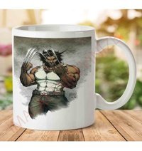 Art Hediye Wolverine Tasarımlı İki Tarafı Baskılı Kupa Bardak